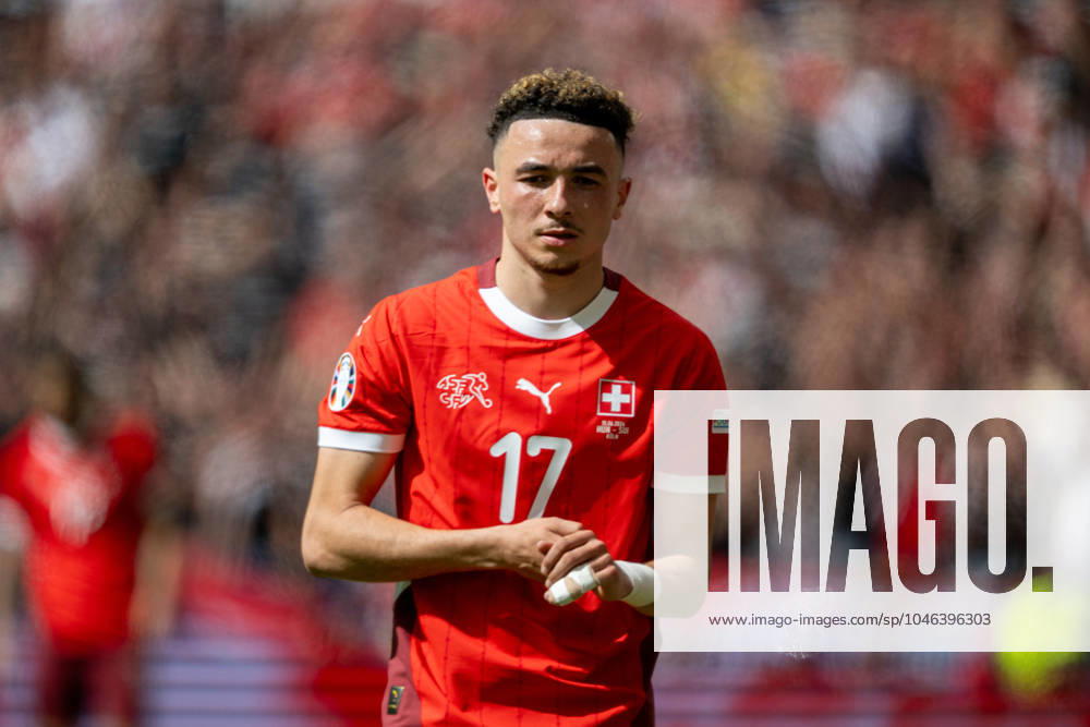 GER, EURO 2024, Group A, Ungarn (HUN) vs Schweiz (SUI) 15.06.2024, Cologne Stadium, Koeln, GER, EURO 2024, Group A, Ungarn (HUN) vs Schweiz (SUI) Im Bild: Ruben Vargas (Schweiz SUI, 17) Einzelaktion, Halbkörper Halbkoerper; Freisteller, Einzelbild, Aktion, Action, Spielszene; Gestik, Mimik, Emotionen;
