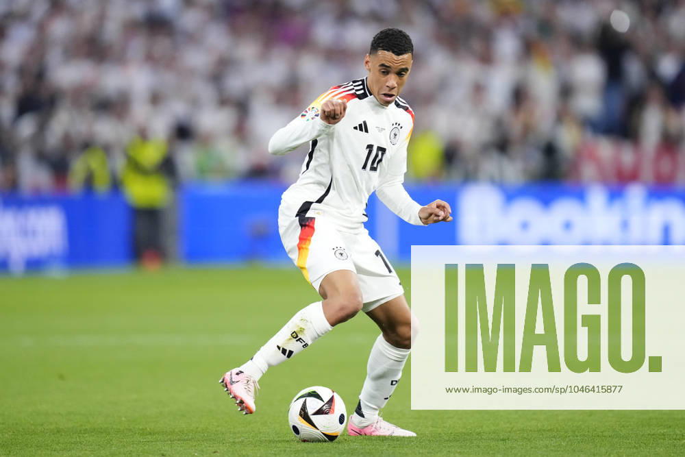 Germany v Scotland: Group A - UEFA EURO, EM, Europameisterschaft,Fussball 2024 Jamal Musiala attacking midfield of Germany and Bayern Munich during the UEFA EURO 2024 group stage match between Germany and Scotland at Munich Football Arena on June 14, 2024 in Munich, Germany. Munich Germany
