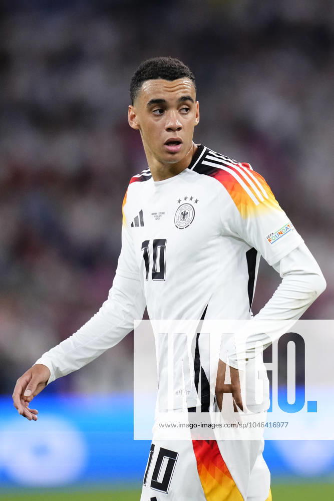 Germany v Scotland: Group A - UEFA EURO, EM, Europameisterschaft,Fussball 2024 Jamal Musiala attacking midfield of Germany and Bayern Munich during the UEFA EURO 2024 group stage match between Germany and Scotland at Munich Football Arena on June 14, 2024 in Munich, Germany. Munich Germany