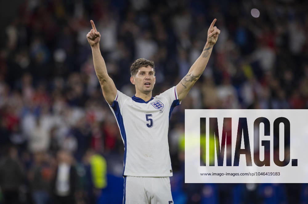 Gelsenkirchen, Germany. 16th Jun 2024. Final jubilation: John Stones (ENG) England - Serbia England - Serbien 15.06.2024