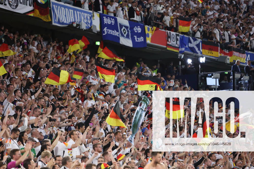 Fussball, Herren, UEFA Europameisterschaft 2024, Eröffnungsspiel, Gruppe A, Deutschland - Schottland, Die Fankurve der deutschen Nationalmannschaft München Allianz Arena Bayern Deutschland (DE)