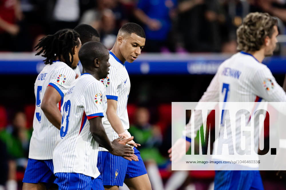 Kylian Mbappà of France celebrates the 0-1 goal during the UEFA EURO, EM, Europameisterschaft,Fussball 2024 Football Championship match between Austria and France on June 17, 2024 in Düsseldorf. Photo: Jesper Zerman BILDBYRAN kod JZ JZ0540 fotboll football soccer fotball fotbolls-em europamästerskap em uefa euro uefa european football championship euro 2024 österrike austria frankrike france bbeng jubel