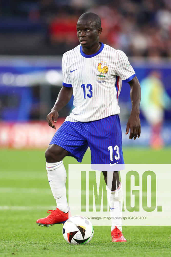 Austria v France 17 June 2024, Dusseldorf - UEFA EUROs - Group D - Austria v France - Ngolo Kante of France - Photo: Charlotte Wilson Offside. Dusseldorf Germany
