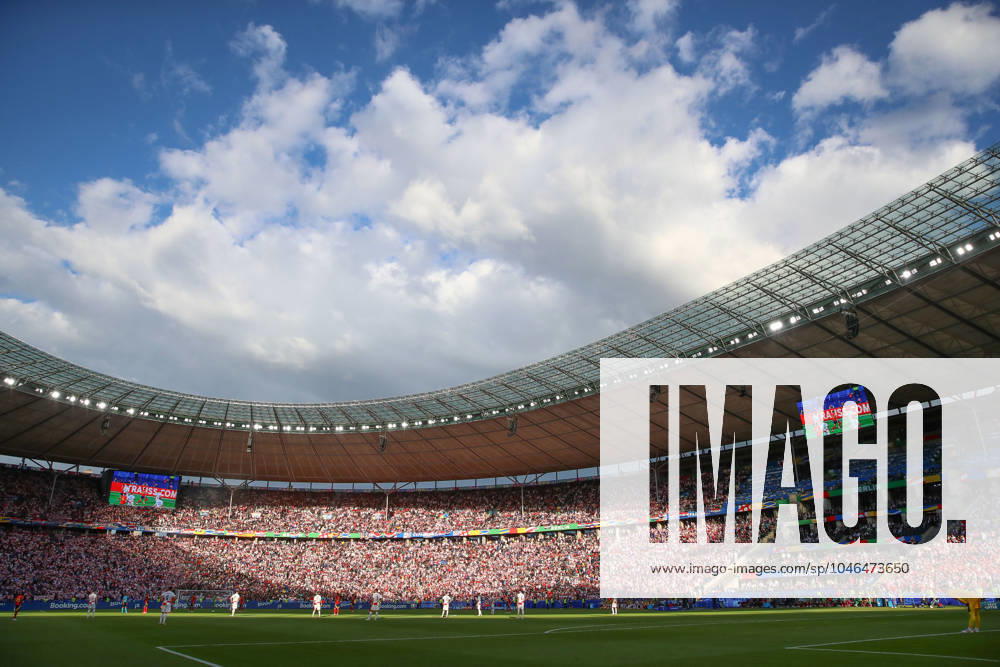 Fussball EM 2024, Spanien - Kroatien, v.l. Symbolfoto, Symbolbild, Symbol, Ansicht Innenraum Olympiastadion Berlin
