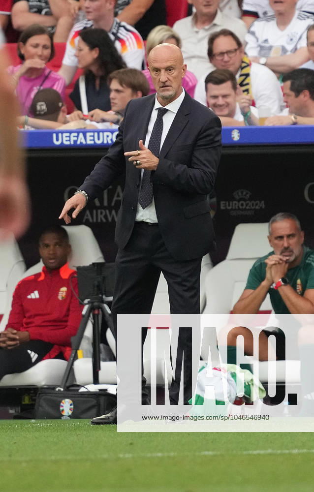 GER, EM UEFA 2024, Group A, Germany vs Hungary 19.06.2024, Stuttgart Arena, Stuttgart, GER, EM UEFA 2024, Group A, Germany vs Hungary, im Bild Trainer Marco Rossi (Hungary)