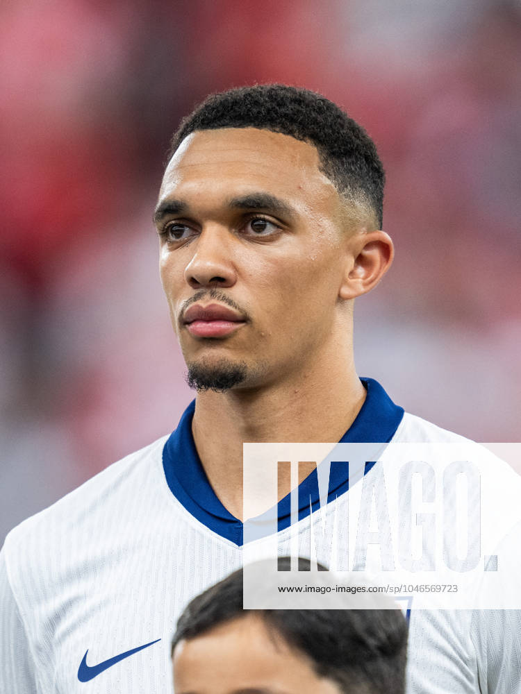 Trent Alexander-Arnold of England during line-up ahead of the UEFA EURO, EM, Europameisterschaft,Fussball 2024 Football Championship match between Denmark and England on June 20, 2024 in Frankfurt. Photo: Mathias Bergeld BILDBYRAN kod MB MB0939 fotboll football soccer fotball fotbolls-em europamästerskap em uefa euro uefa european football championship euro 2024 danmark denmark england bbeng
