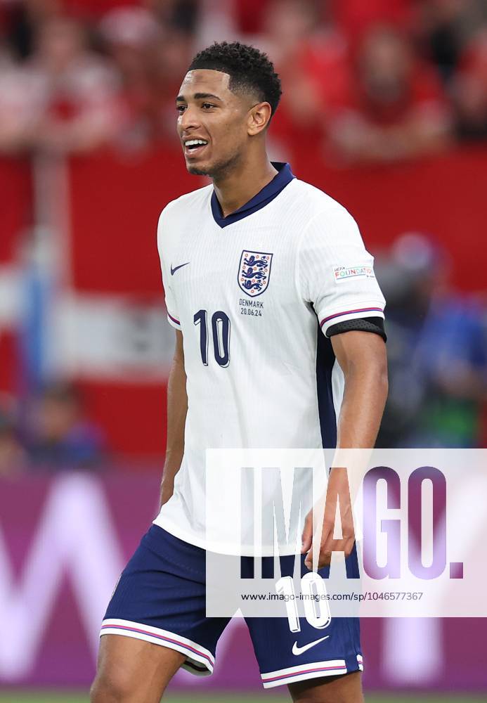 - Denmark v England, UEFA EURO, EM, Europameisterschaft,Fussball 2024, Group Stage, Group C, Deutsche Bank Park, Frankfurt Arena, Frankfurt, Germany - 20th June 2024. Jude Bellingham of England. - Denmark v England, UEFA Euro 2024, Group Stage, Group C, Deutsche Bank Park, Frankfurt Arena, Frankfurt, Germany - 20th June 2024. Frankfurt Deutsche Bank Park, Frankfurt Arena Germany