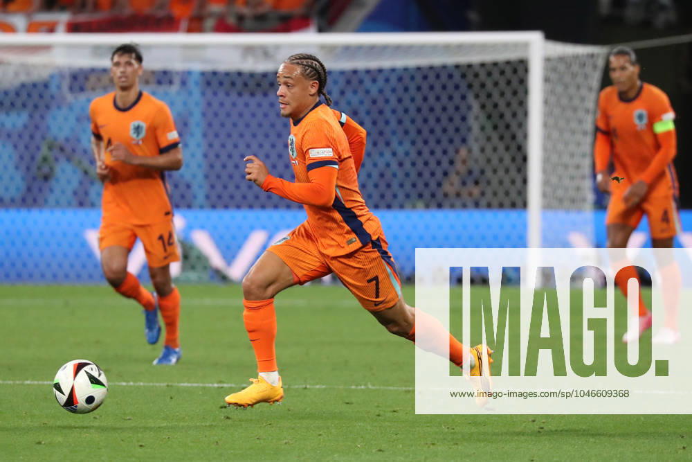 Germany - UEFA EURO, EM, Europameisterschaft,Fussball 2024 - Germany vs Hungary - 19 06 2024 GERMANY, STUTTGART, JUNE 19. Xavi Simons of Netherlands during the UEFA EURO 2024 group A stage match between Germany and Hungary. On June 19, 2024 at Stuttgart Arena in Stuttgart, Germany. Photo by Manuel Blondeau AOP.Press Stuttgart Stuttgart Arena Germany
