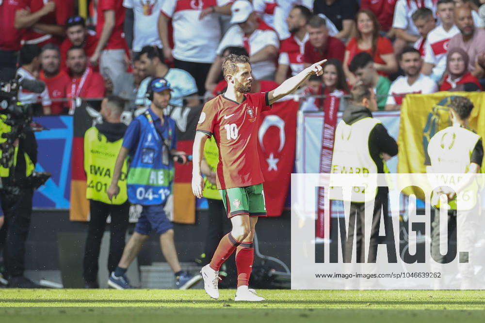 Turkey v Portugal, Dortmund Portugal Bernardo Silva scores a GOAL 0-1 and celebrates during the Turkey vs Portugal UEFA Group F match at the BVB Stadion, Dortmund, Germany on 22 June 2024 Editorial use only. All images are copyright Every Second Media Limited. No images may be reproduced without prior permission.
