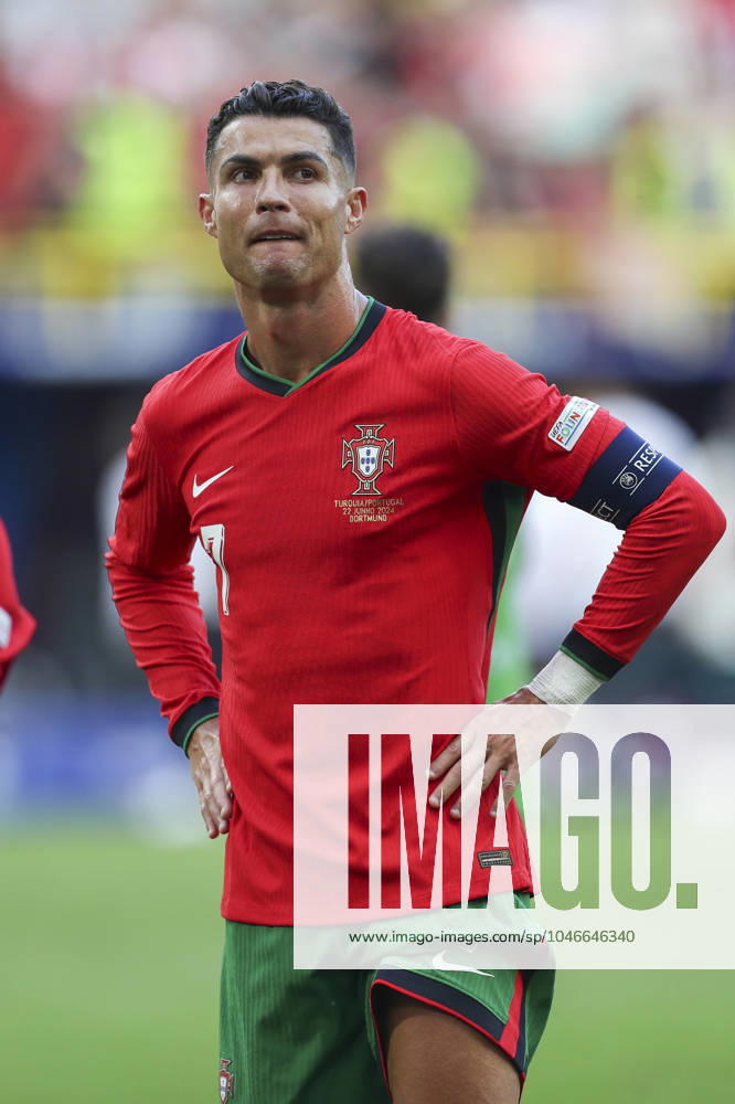 Turkey v Portugal, Dortmund Portugal Cristiano Ronaldo applauds and celebrates during the Turkey vs Portugal UEFA Group F match at the BVB Stadion, Dortmund, Germany on 22 June 2024 Editorial use only. All images are copyright Every Second Media Limited. No images may be reproduced without prior permission.