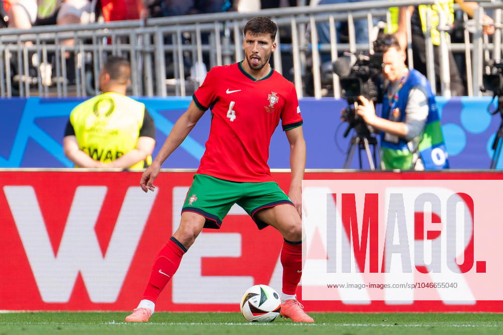 2024-06-22 Turkiye v Portugal - Group F - UEFA EURO, EM, Europameisterschaft,Fussball 2024 DORTMUND, GERMANY - JUNE 22: Ruben Dias of Portugal in action during the Group F - UEFA EURO 2024 match between Turkiye and Portugal at BVB Stadion Dortmund on June 22, 2024 in Dortmund, Germany. (Photo by Joris Verwijst BSR Agency) Dortmund Germany Content not available for redistribution in The Netherlands directly or indirectly through any third parties.