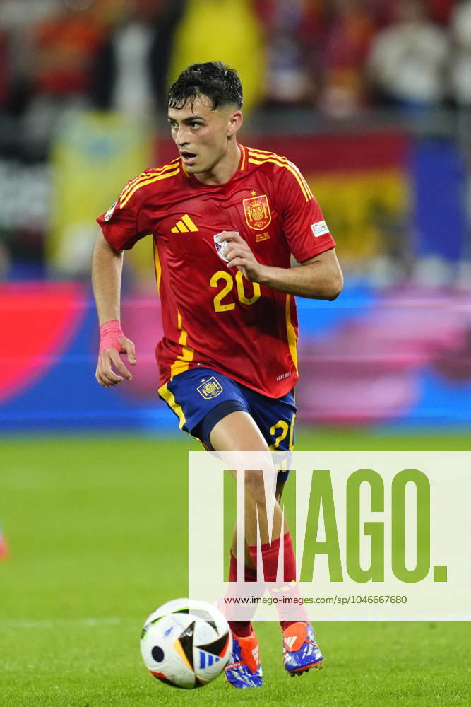 Spain v Italy: Group B - UEFA EURO, EM, Europameisterschaft,Fussball 2024 Pedri central midfield of Spain and FC Barcelona, Barca during the UEFA EURO 2024 group stage match between Spain and Italy at Arena AufSchalke on June 20, 2024 in Gelsenkirchen, Germany. Gelsenkirchen Germany