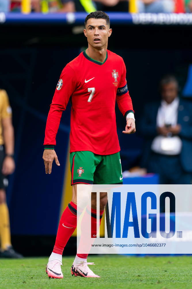 2024-06-22 Turkiye v Portugal - Group F - UEFA EURO, EM, Europameisterschaft,Fussball 2024 DORTMUND, GERMANY - JUNE 22: Cristiano Ronaldo of Portugal looks on during the Group F - UEFA EURO 2024 match between Turkiye and Portugal at BVB Stadion Dortmund on June 22, 2024 in Dortmund, Germany. (Photo by Joris Verwijst BSR Agency) Dortmund Germany Content not available for redistribution in The Netherlands directly or indirectly through any third parties.