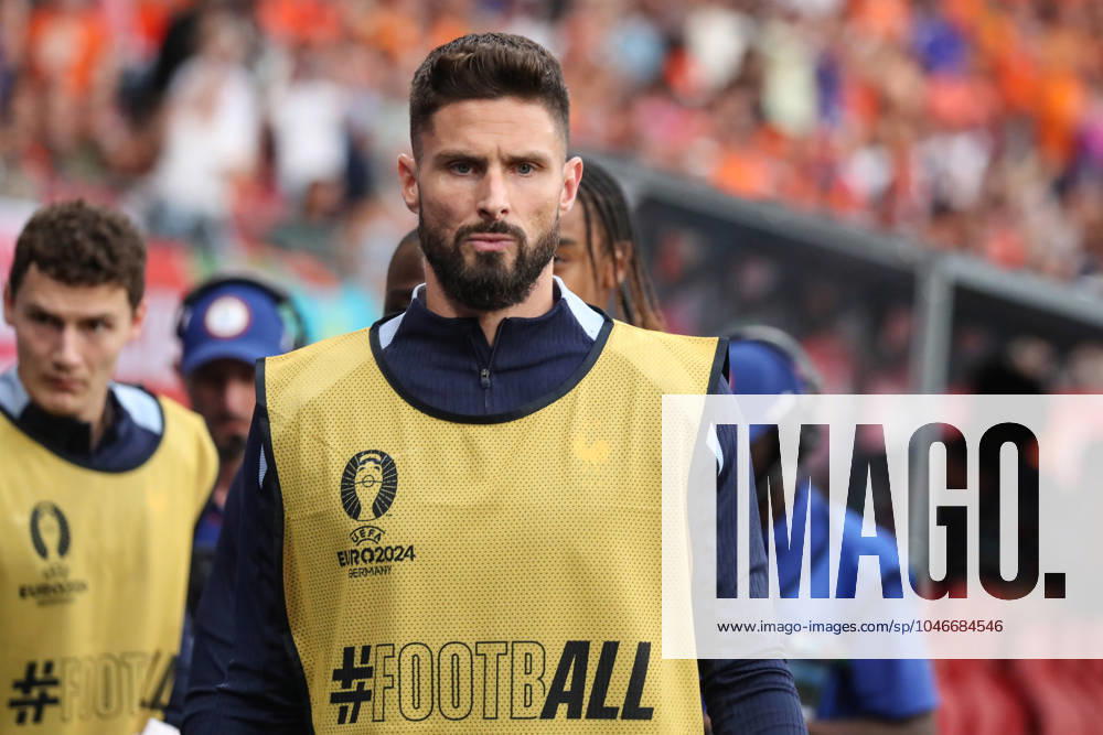 Germany - UEFA EURO, EM, Europameisterschaft,Fussball 2024 - Netherlands vs France - 21 06 2024 GERMANY, LEIPZIG, JUNE 21. Olivier Giroud of France during the UEFA EURO 2024 group D stage match between Netherlands and France. On June 21, 2024 at Leipzig Stadium in Leipzig, Germany. Photo by Manuel Blondeau AOP.Press Leipzig Leipzig Stadium Germany
