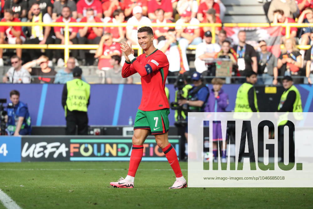 Germany - UEFA EURO, EM, Europameisterschaft,Fussball 2024 - Turkey vs Portugal - 15 06 2024 GERMANY, DORTMUND, JUNE 22. Cristiano Ronaldo of Portugal gestures during the UEFA EURO 2024 group F stage match between Turkey and Portugal, on June 22, 2024 at BVB Stadion in Dortmund, Germany. Photo by Manuel Blondeau AOP.Press Dortmund BVB Stadion Germany