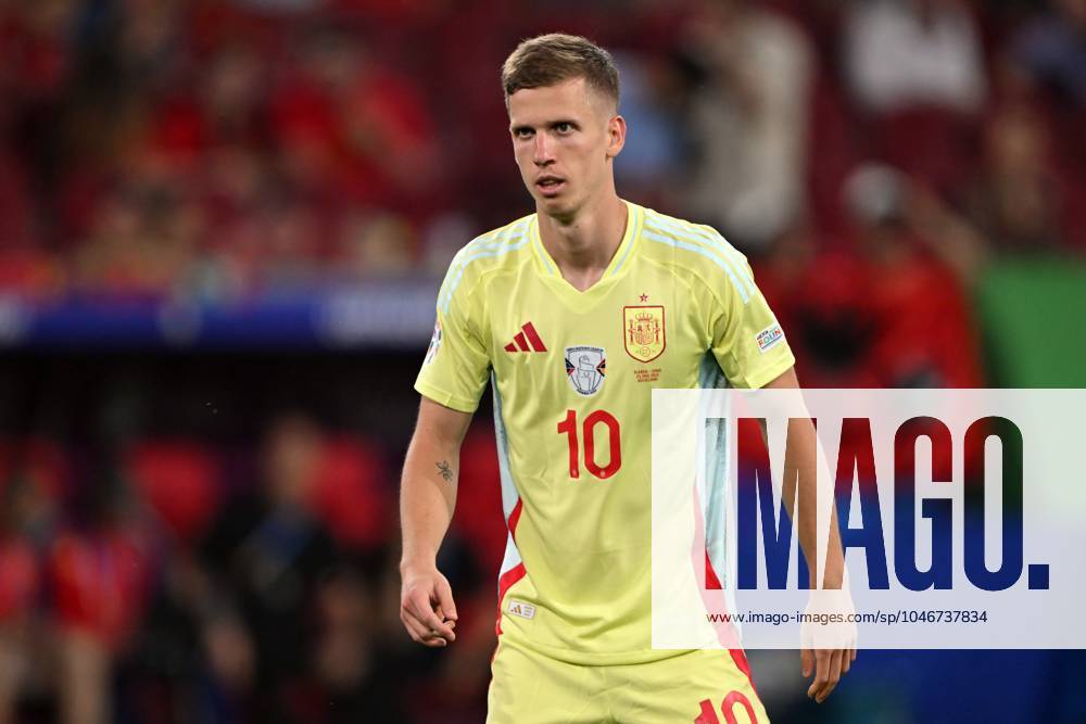 DUSSELDORF - Dani Olmo of Spain during the UEFA EURO, EM, Europameisterschaft,Fussball 2024 group B match between Albania and Spain at Dusseldorf Arena on June 24, 2024 in Dusseldorf, Germany. ANP Hollandse Hoogte UEFA EURO 2024 2024 ANPxSportx xGerritxvanxKeulenxIVx 501975906 originalFilename: 501975906