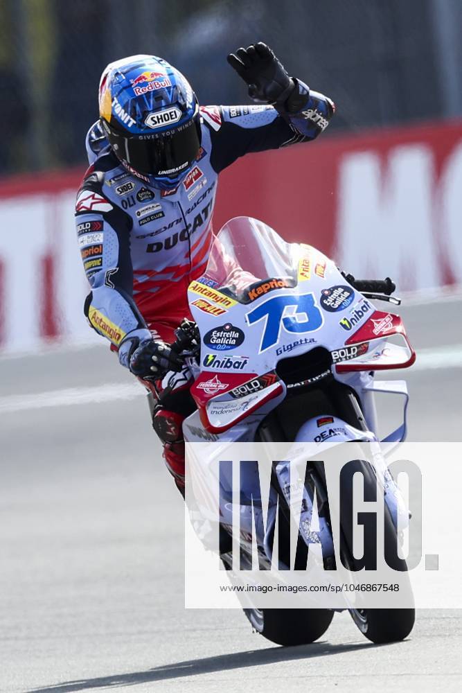 ASSEN - Alex Marquez (ESP) on his Ducati reacts after the MotoGP free practice prior to the 2024 Assen TT. ANP VINCENT JANNINK ANPxSportx IVx 502266574 originalFilename: 502266574