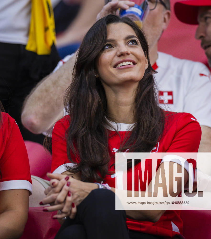 Frankfurt, Germany. 23rd Jun 2024. Alina (Frau von Yann Sommer (SUI)) Switzerland - Germany Schweiz - Deutschland 23.06.2024