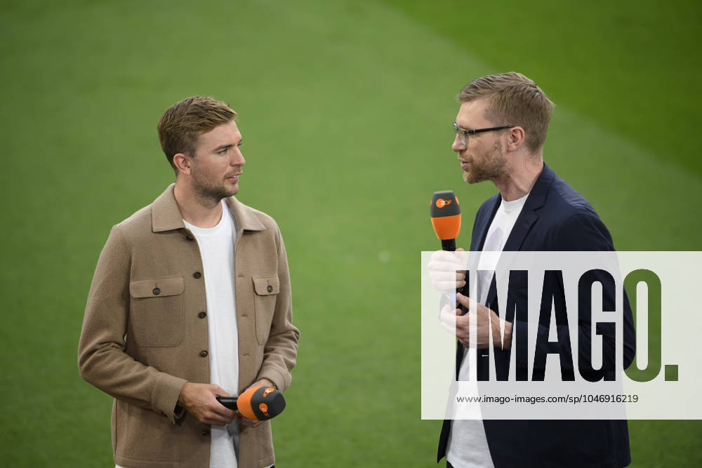 V.l. Christoph KRAMER (TV Experte), Per MERTESACKER (TV Experte) beim ZDF Achtelfinale, Match M37, Deutschland (GER) - Daenemark (DEN), am 29.06.2024 in Dortmund Deutschland. Fussball Europameisterschaft 2024 vom 14.06. - 14.07.2024 in Deutschland. Â