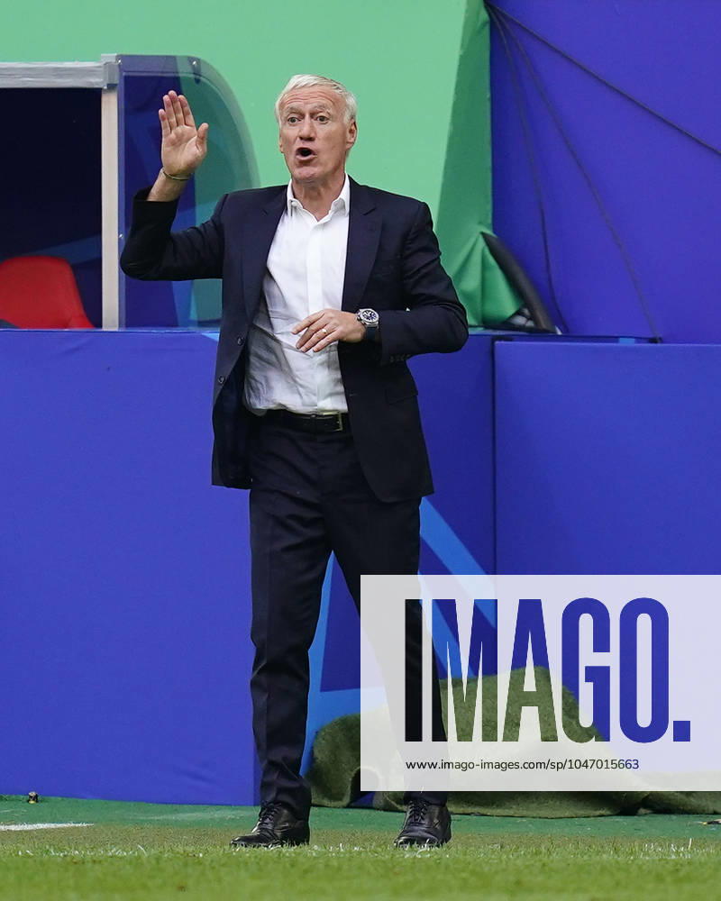 GER: France v Belgium. UEFA EURO, EM, Europameisterschaft,Fussball 2024 France head coach Didier Deschamps during the UEFA Euro 2024 match between France and Belgium, Round of 16, played at Dusseldorf Arena on July 1, 2024 in Düsseldorf, Germany. kpng