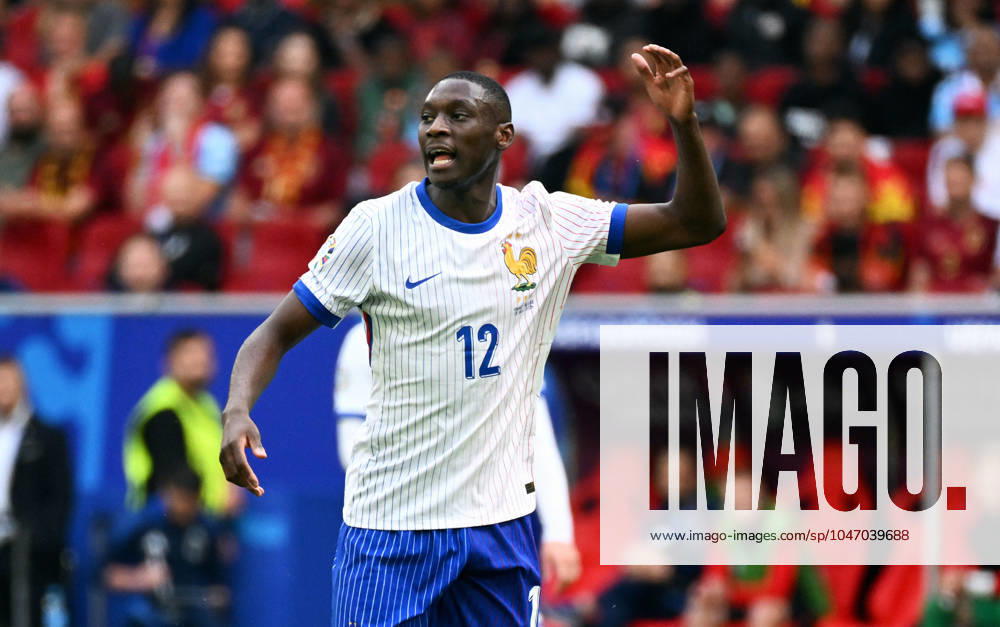 Fussball, Europameisterschaft, EURO 2024, Achtelfinale, Merkur Spiel-Arena Düsseldorf: Frankreich Belgien 1:0; Randal Kolo Muani (FRA). Aktion, Einzelbild.