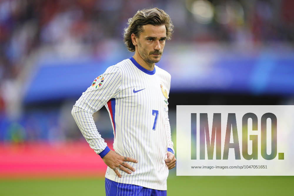 GER: France v Belgium. UEFA EURO, EM, Europameisterschaft,Fussball 2024 Antonie Griezmann of France during the UEFA Euro 2024 match between France and Belgium, Round of 16, played at Dusseldorf Arena on July 1, 2024 in Düsseldorf, Germany. kpng