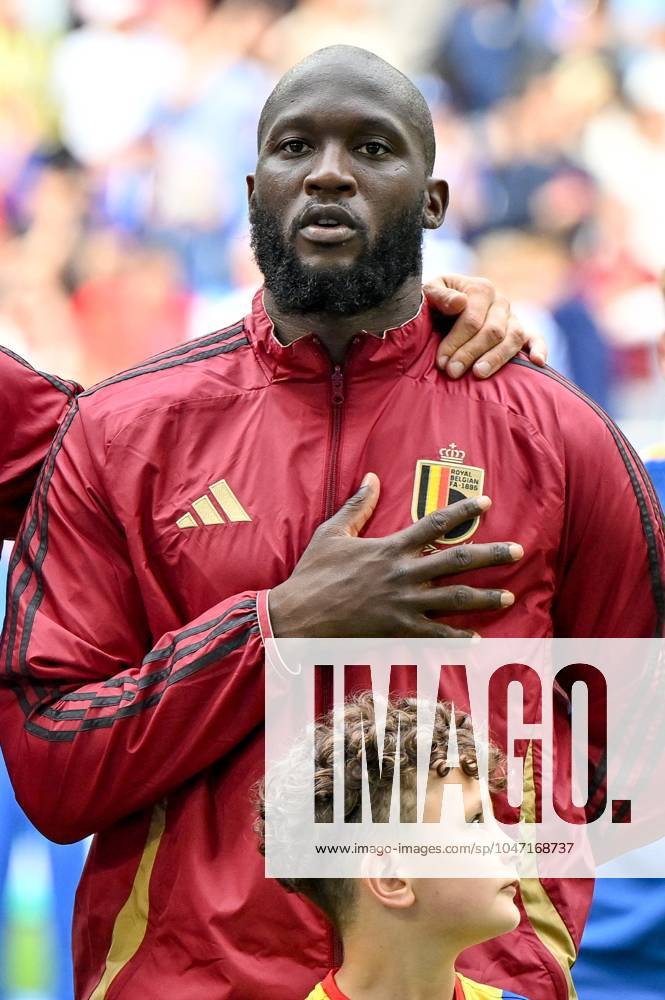 EURO2024 FRANCE VS BELGIUM Romelu Lukaku (10) of Belgium pictured during a soccer game between the national teams of France, called les Bleus and Belgium, called the Red Devils in a round of 16 knock out game of the UEFA EURO, EM, Europameisterschaft,Fussball 2024 tournament , on Saturday 1 July 2024 in Dusseldorf , Germany . photo sportpix David Catry Dusseldorf GERMANY