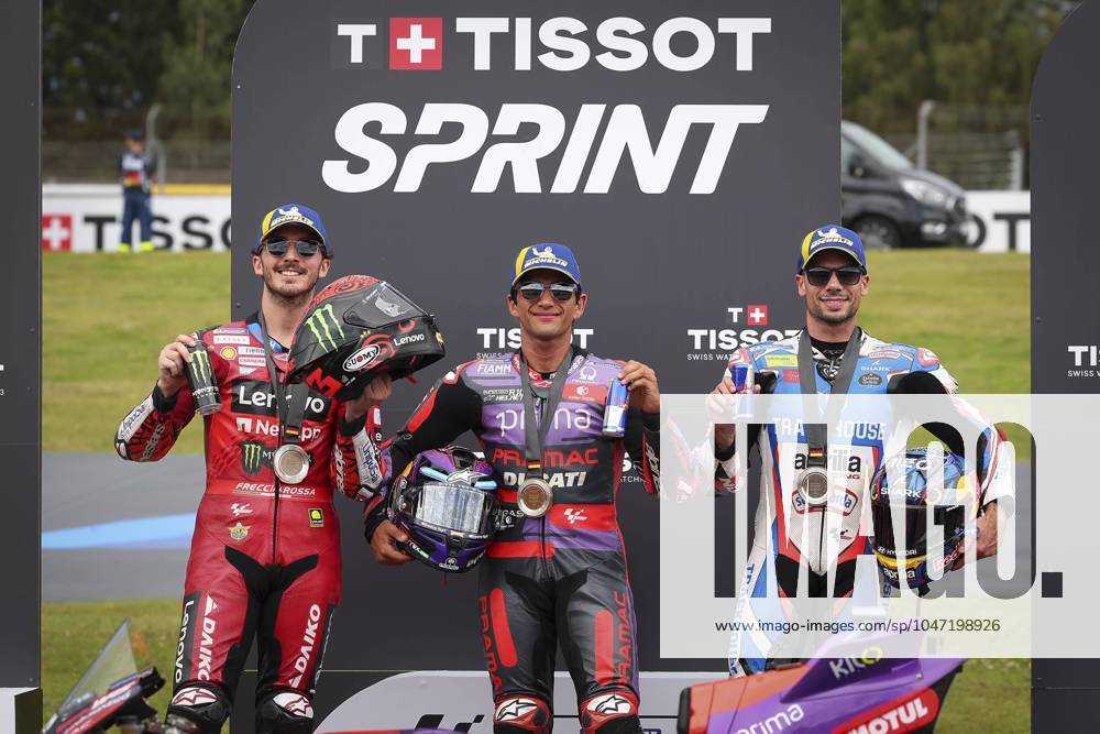 Sprint race of MotoGP Liqui Moly Motorrad Grand Prix Deutschland at Sachsenring Circuit. July 06 2024 In picture: Jorge Martin , Miguel Oliveira and Francesco Bagnaia Carrera al Sprint del Gran Premio Liqui Moly Motorrad de MotoGP de Alemania en el Circuito de Sachsenring, 06 de Julio de 2024 POOL MotoGP.com Cordon Press Images will be for editorial use only. Mandatory credit: MotoGP.com Cordon Press Cordon Press Cordon Press