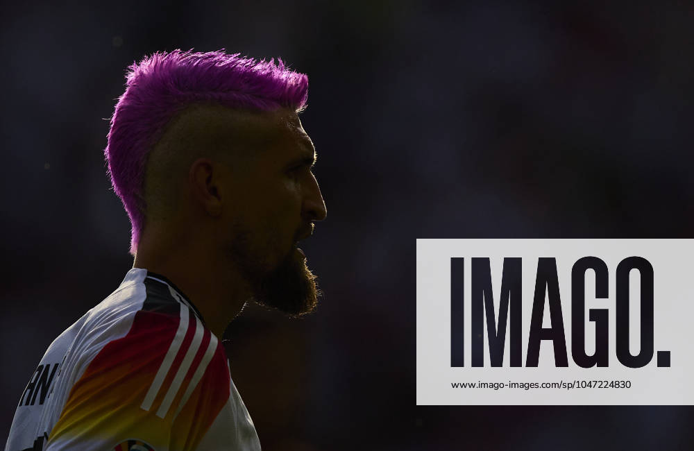 Robert Andrich, DFB 23 with pink hair in the quarter final match GERMANY - SPAIN 1-2 n.V. of the UEFA European Championships 2024 on Jul 5, 2024 in Stuttgart, Germany.