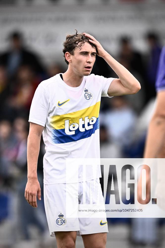 Union s Kamiel Van De Perre pictured during a friendly soccer game between 2nd division club Patro Eisden and 1st division team Union Saint-Gilloise, Sunday 07 July 2024 in Nijlen, in preparation of the upcoming 2024-2025 season of the Jupiler Pro League. JOHAN EYCKENS JohanxEyckens x96085034x