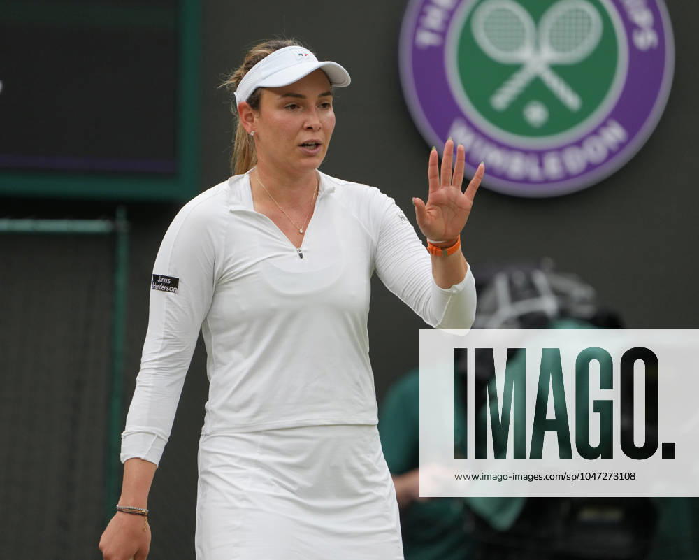Lawn Tennis - 2024 Wimbledon Championship Lulu Sun (NZL) v Donna Vekic (CRO) All England Lawn Tennis & Croquet Club - Tuesday 9h July 2024 Donna Vekic (CRO)