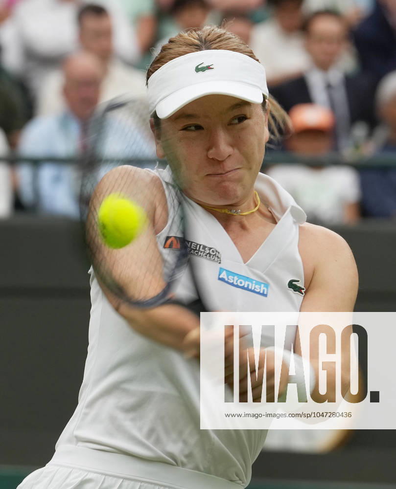 Lawn Tennis - 2024 Wimbledon Championship Lulu Sun (NZL) v Donna Vekic (CRO) All England Lawn Tennis & Croquet Club - Tuesday 9h July 2024 Lulu Sun (NZL)