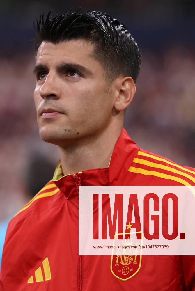 Spain - France Alvaro Morata of Spain looks on during the UEFA EURO, EM, Europameisterschaft,Fussball 2024 semi-final match between Spain and France at Munich Football Arena on July 9, 2024 in Munich, Germany . Munich Munich Football Arena Germany