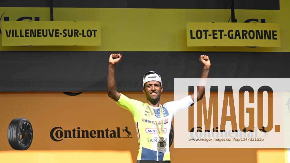 Tour De France; Tappa 12 Aurillac - Villeneuve Sur Lot; 2024, Intermarche - Wanty; Gyrmai Hailu, Biniam; Villeneuve Sur Lot;