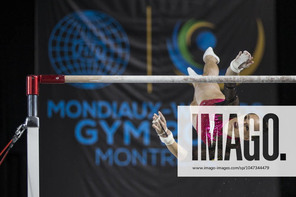 Artistic Gymnastics World Championships OCT 1 October 1, 2017: Gymnast Larisa Iordache (ROU) at podium training, during the 47th FIG Artistic Gymnastics World Championships in Montreal, Canada. Iordache suffered an achilles tear just before the start of competition and had to withdraw. Melissa J. Perenson CSM Montreal California Canada