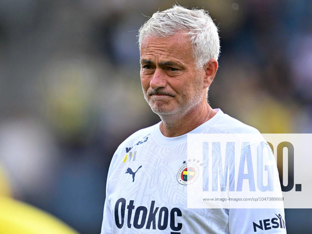 SOCCER - Strasbourg vs Fenerbahce, test match GRAZ,AUSTRIA,13.JUL.24 - SOCCER - Ligue1, Sueper Lig, Racing Club de Strasbourg Alsace vs Fenerbahce Istanbul, test match. Image shows head coach Jose Mourinho (Fenerbahce). GEPAxpictures Retkoceri