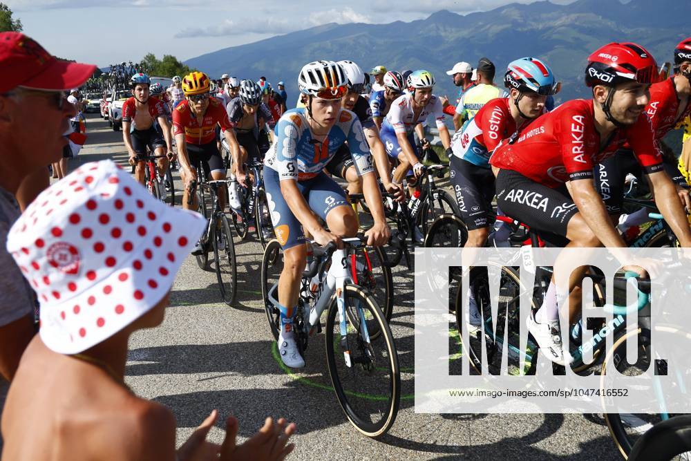 Tour de France 2024 - Stage 15 PLATEAU DE BEILLE, FRANCE - JULY 14 : Van Den Broek Frank (NED) of Team dsm-firmenich PostNLduring stage 15 of the 111th edition of the Tour de France 2024 cycling race, a stage of 198 kms with start in Loudenvielle and finish in Plateau de Beille on July 14, 2024 in Plateau de Beille, France, 14 07 2024 Plateau de Beille France