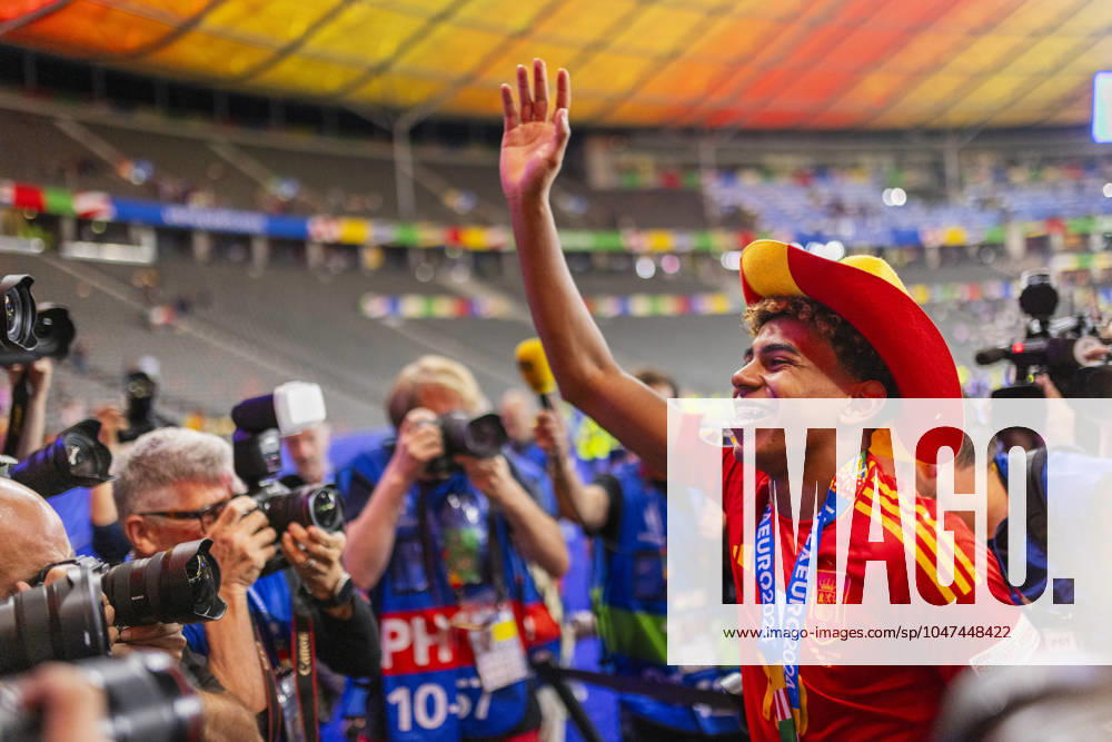 Berlin, Germany. 14th Jul 2024. Lamine Yamal (ESP) Spain - England Spanien - England 14.07.2024