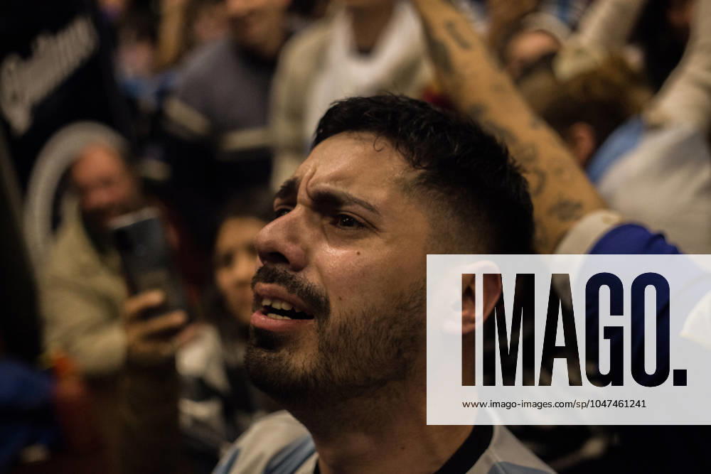 Argentina v Colombia - CONMEBOL Copa America USA 2024: Final A fan is crying over Argentina s victory, Argentina v Colombia - CONMEBOL Copa America USA 2024: Final, on july 14, 2024. Ciudad Autonoma de Buenos Aires Argentina