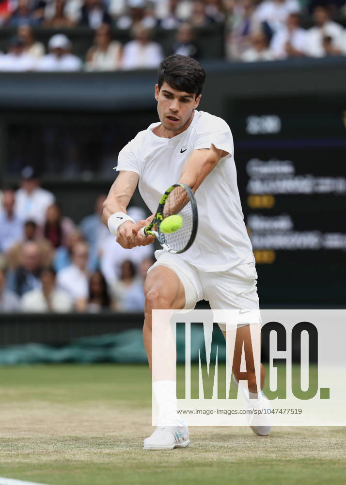Carlos Alcaraz (ESP) Herren Einzel, Gentlemen s Singles, Endspiel, Final Tennis - Wimbledon 2024 - Grand Slam ITF ATP, Tennis Herren WTA, Tennis Damen - AELTC - London - - Great Britain