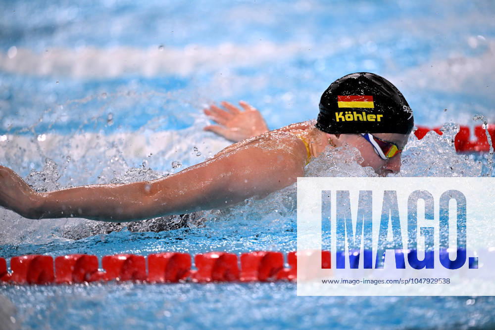 KOEHLER Angelina Team GER Finale 100m Schmetterling der Frauen 2. Tag Schwimm Wettbewerbe in der Defense Arena Paris Olympische Spiele 2024 28.07.2024 Paris