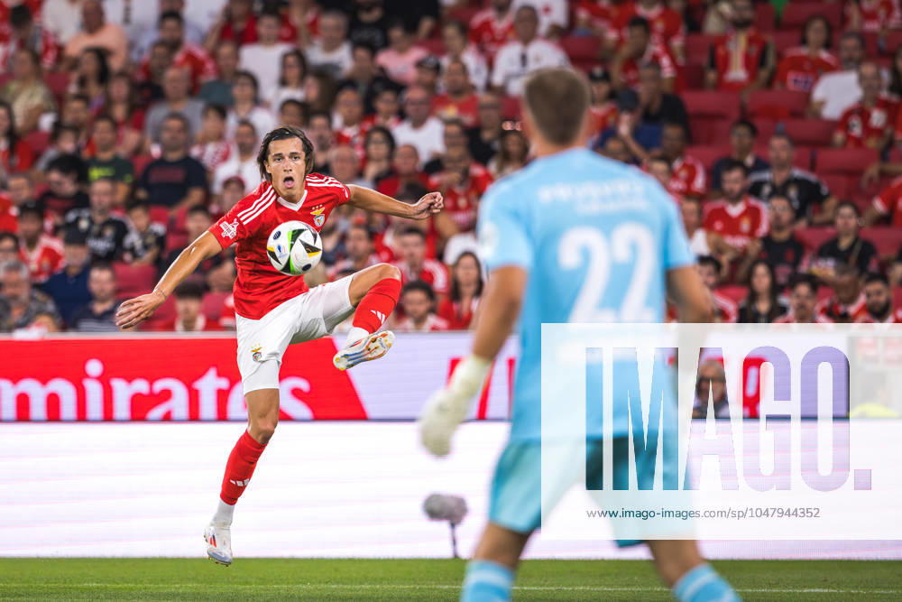 SL Benefica Vs Feyenoord in Lisbon, Portugal - 28 Jul 2024 Alvaro Carreras of SL Benfica in action during the Pre-Season Friendly match between SL Benfica and Feyenoord at Estadio da Luz. (Final score: SL Benfica 5 - 0 Feyenoord) Lisbon Portugal