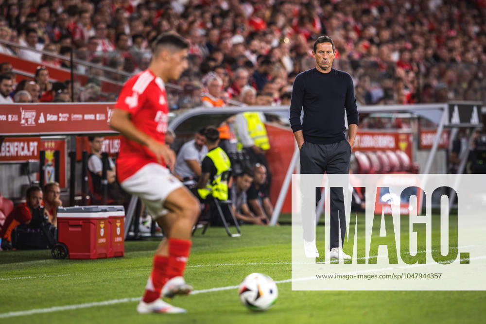 SL Benefica Vs Feyenoord in Lisbon, Portugal - 28 Jul 2024 SL Benfica coach, Roger Schmidt, in action during the Pre-Season Friendly match between SL Benfica and Feyenoord at Estadio da Luz. (Final score: SL Benfica 5 - 0 Feyenoord) Lisbon Portugal