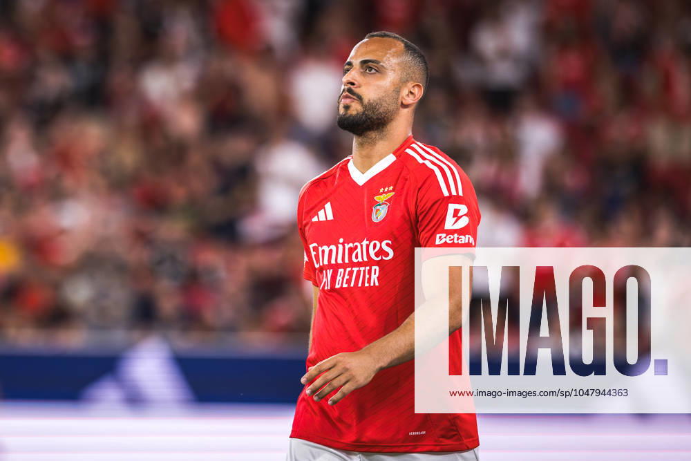 SL Benefica Vs Feyenoord in Lisbon, Portugal - 28 Jul 2024 Arthur Cabral of SL Benfica celebrates a goal during the Pre-Season Friendly match between SL Benfica and Feyenoord at Estadio da Luz. Lisbon Portugal