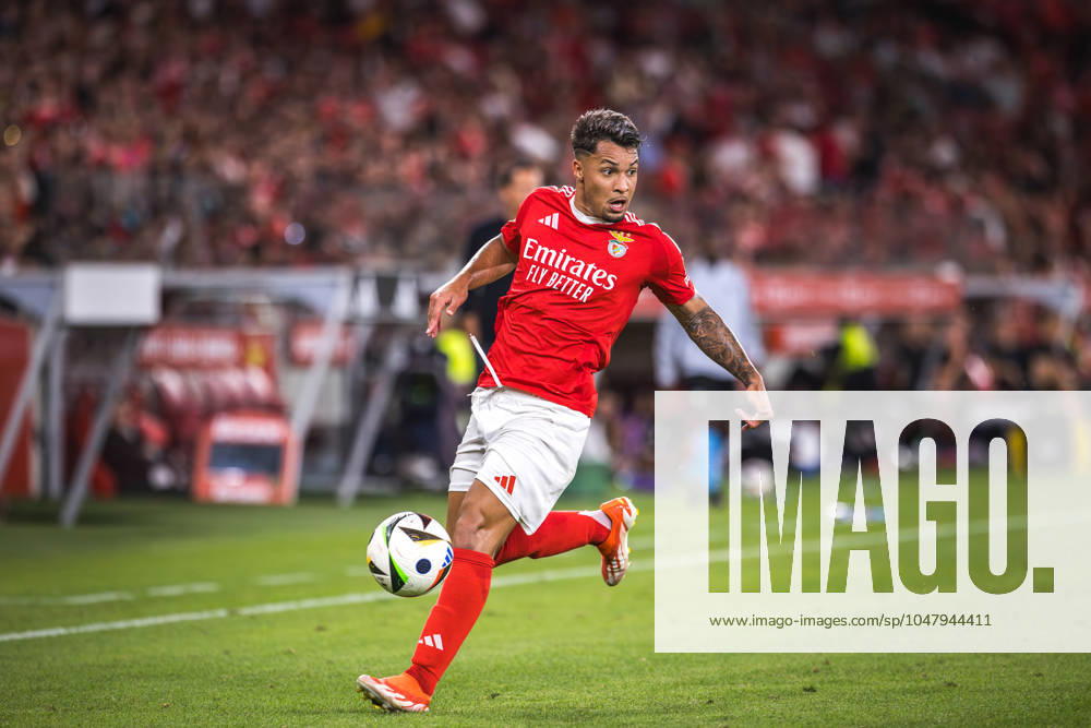 SL Benefica Vs Feyenoord in Lisbon, Portugal - 28 Jul 2024 Marcos Leonardo of SL Benfica in action during the Pre-Season Friendly match between SL Benfica and Feyenoord at Estadio da Luz. (Final score: SL Benfica 5 - 0 Feyenoord) Lisbon Portugal