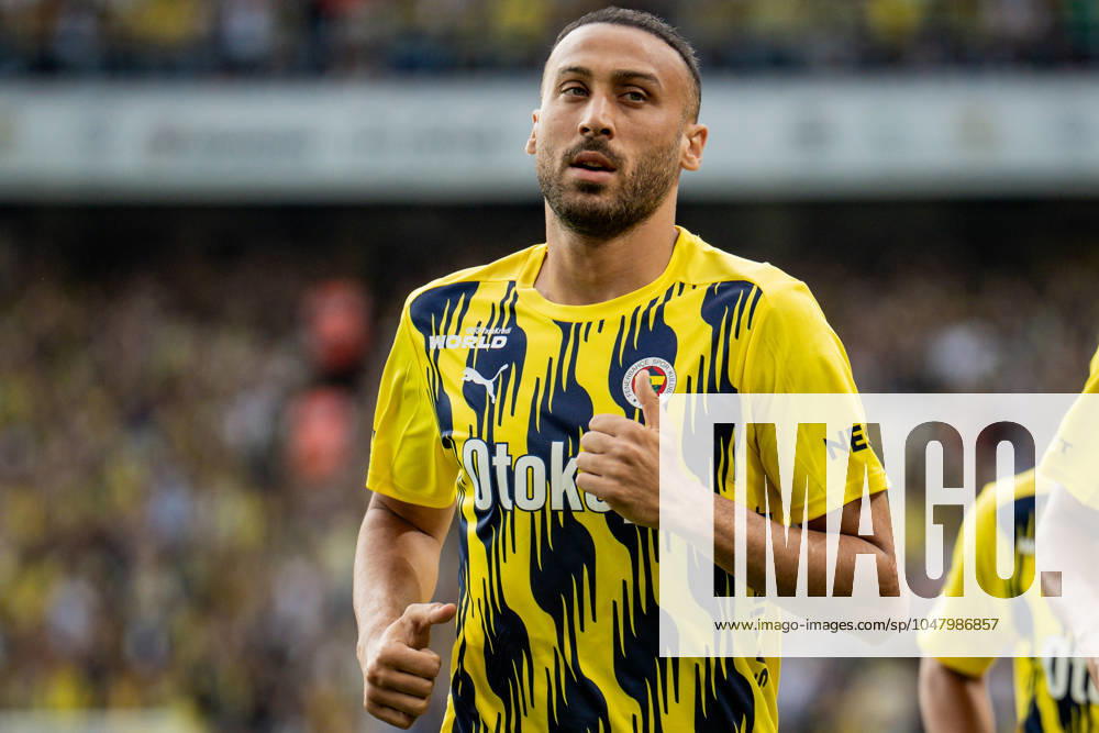 Fenerbahce v Lugano UEFA Champions League Second Qualifying Round Cenk Tosun of Fenerbahce during the warmup before the match. Fenerbahce and Lugano faced each other in the UEFA Champions League second qualifying round second leg, the match took place at Sukru Saracoglu Stadium on July 30, 2024 Istanbul Istanbul Turkey