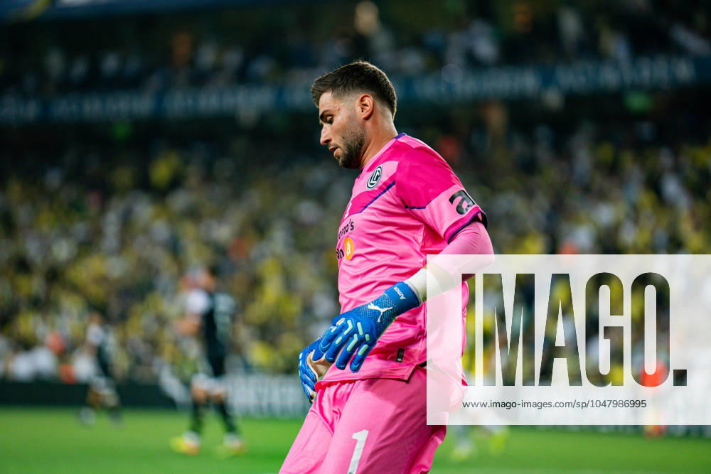 Fenerbahce v Lugano UEFA Champions League Second Qualifying Round Goalkeeper of Lugano FC Amir Saipi in action during the match. Fenerbahce and Lugano faced each other in the UEFA Champions League second qualifying round second leg, the match took place at Sukru Saracoglu Stadium on July 30, 2024 Istanbul Istanbul Turkey