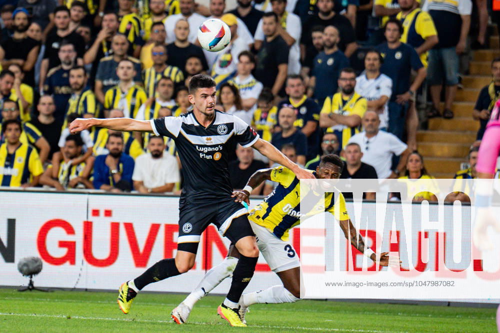 Fenerbahce v Lugano UEFA Champions League Second Qualifying Round Fred of Fenerbahce in action during the match. Fenerbahce and Lugano faced each other in the UEFA Champions League second qualifying round second leg, the match took place at Sukru Saracoglu Stadium on July 30, 2024 Istanbul Istanbul Turkey