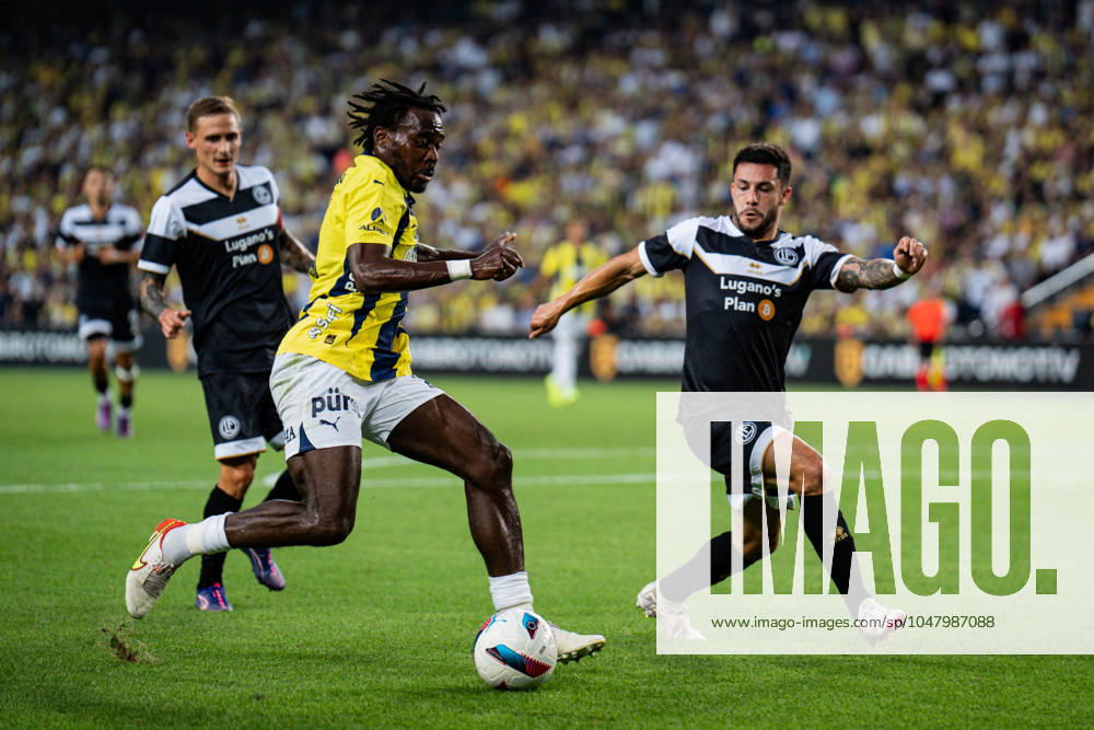 Fenerbahce v Lugano UEFA Champions League Second Qualifying Round Bright Osayi-Samuel of Fenerbahce in action during the match. Fenerbahce and Lugano faced each other in the UEFA Champions League second qualifying round second leg, the match took place at Sukru Saracoglu Stadium on July 30, 2024 Istanbul Istanbul Turkey