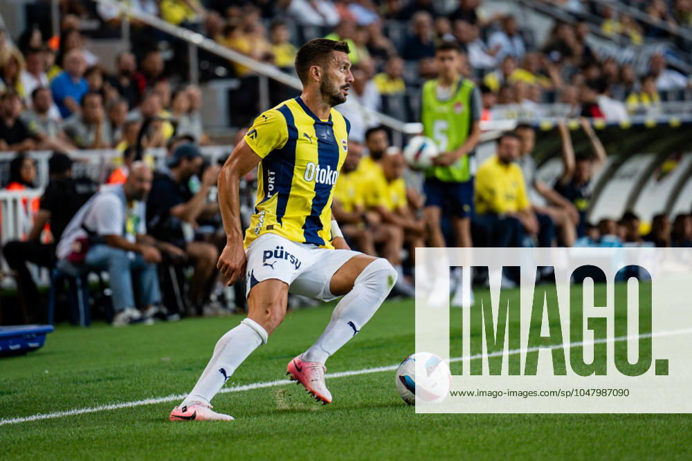 Fenerbahce v Lugano UEFA Champions League Second Qualifying Round Dusan Tadic in action during the match. Fenerbahce and Lugano faced each other in the UEFA Champions League second qualifying round second leg, the match took place at Sukru Saracoglu Stadium on July 30, 2024 Istanbul Istanbul Turkey